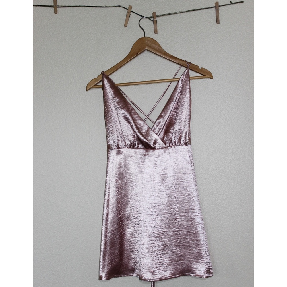Forever 21 Pink Satin Dress